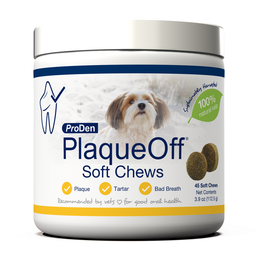 NaturVet Proden PlaqueOff Small & Medium Breed Dog Soft Chews 45 ct 797801604789