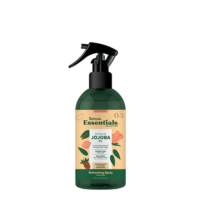 TropiClean Essentials Jojoba Oil Deodorizing Spray 8 oz 645095004245