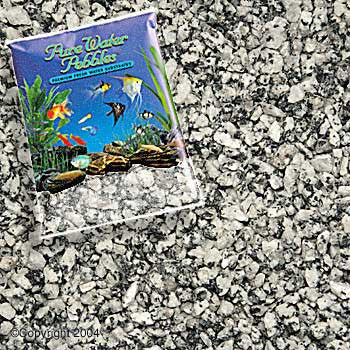World Wide Imports Pure Water Pebbles Premium Fresh Substrates Silver Mist 2/25lb {L - b} - Aquarium