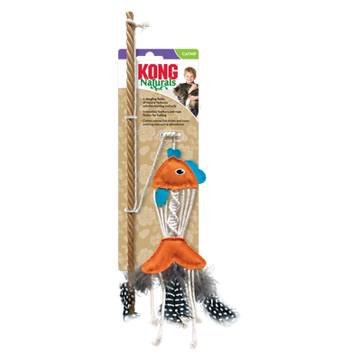 KONG Naturals Teaser Fish Cat Toy 035585524139