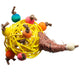 A & E Cages Nibbles Porcupine Ball Small Animal Toy 644472005912