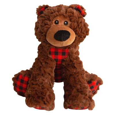 Snugarooz Benny the Bear Plush Dog Toy 9 in 712038963072