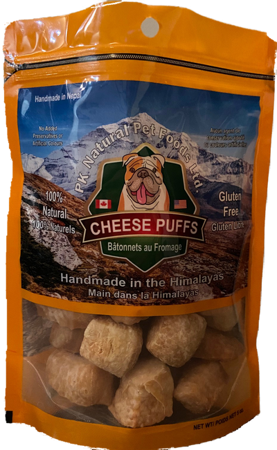 PK Naturals Cheese Puffs Dog Treats 5 oz 627843346524