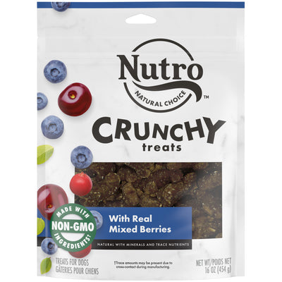 Nutro Products Crunchy Dog Treats Mixed Berry 16 oz 079105110914