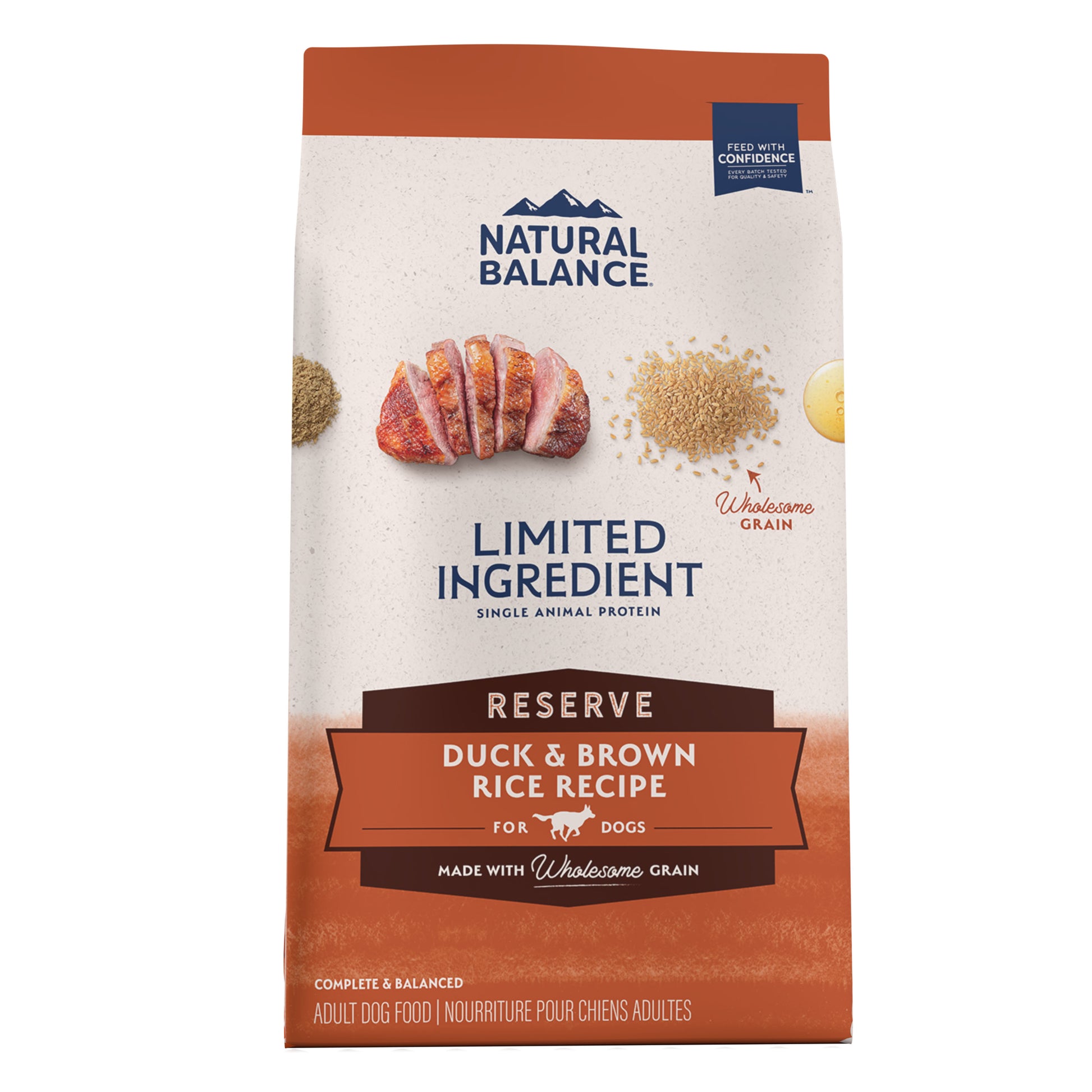 Natural Balance Pet Foods Limited Ingredient Reserve Dry Dog Food Duck & Brown Rice 22 lb 723633014472