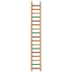 A & E Cages Happy Beaks Wooden Hanging Ladder Bird Toy Medium, 38 in 644472011708