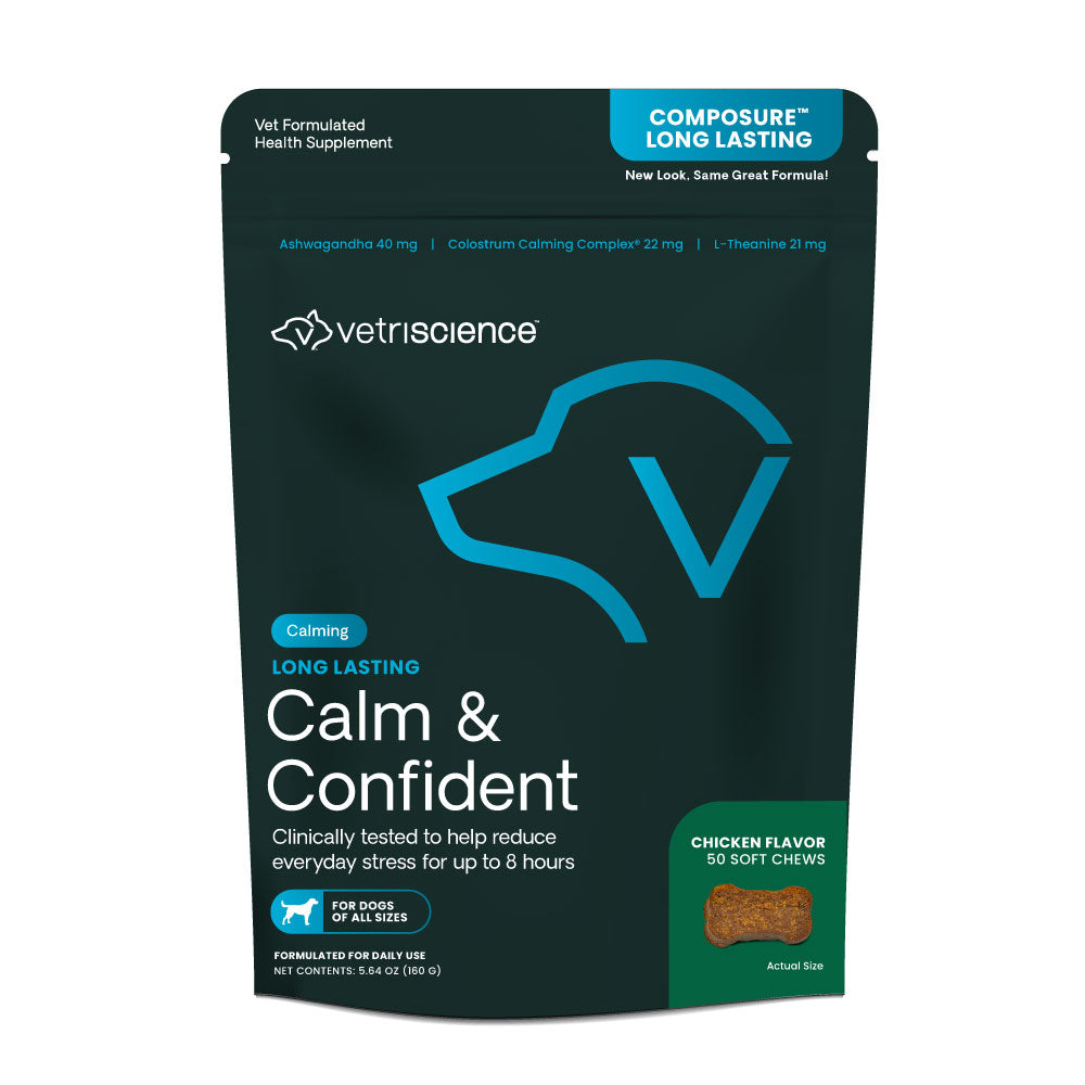 VetriScience Composure Calming Soft Chews Dog Supplement Chicken 50 ct 026664015938