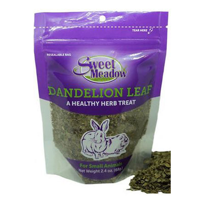 Sweet Meadow Farm Dandelion Leaf Healthy Herb Small Animal Treat 2.1 oz 768803777764