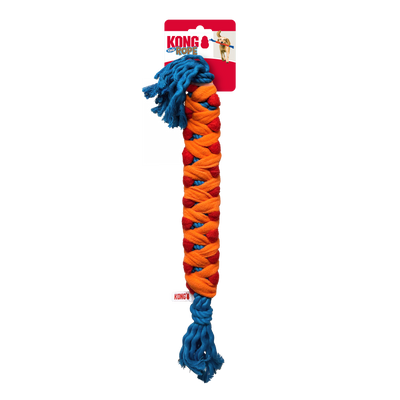 KONG Rope Rally Stick Red/Orange/Blue Medium 035585505589