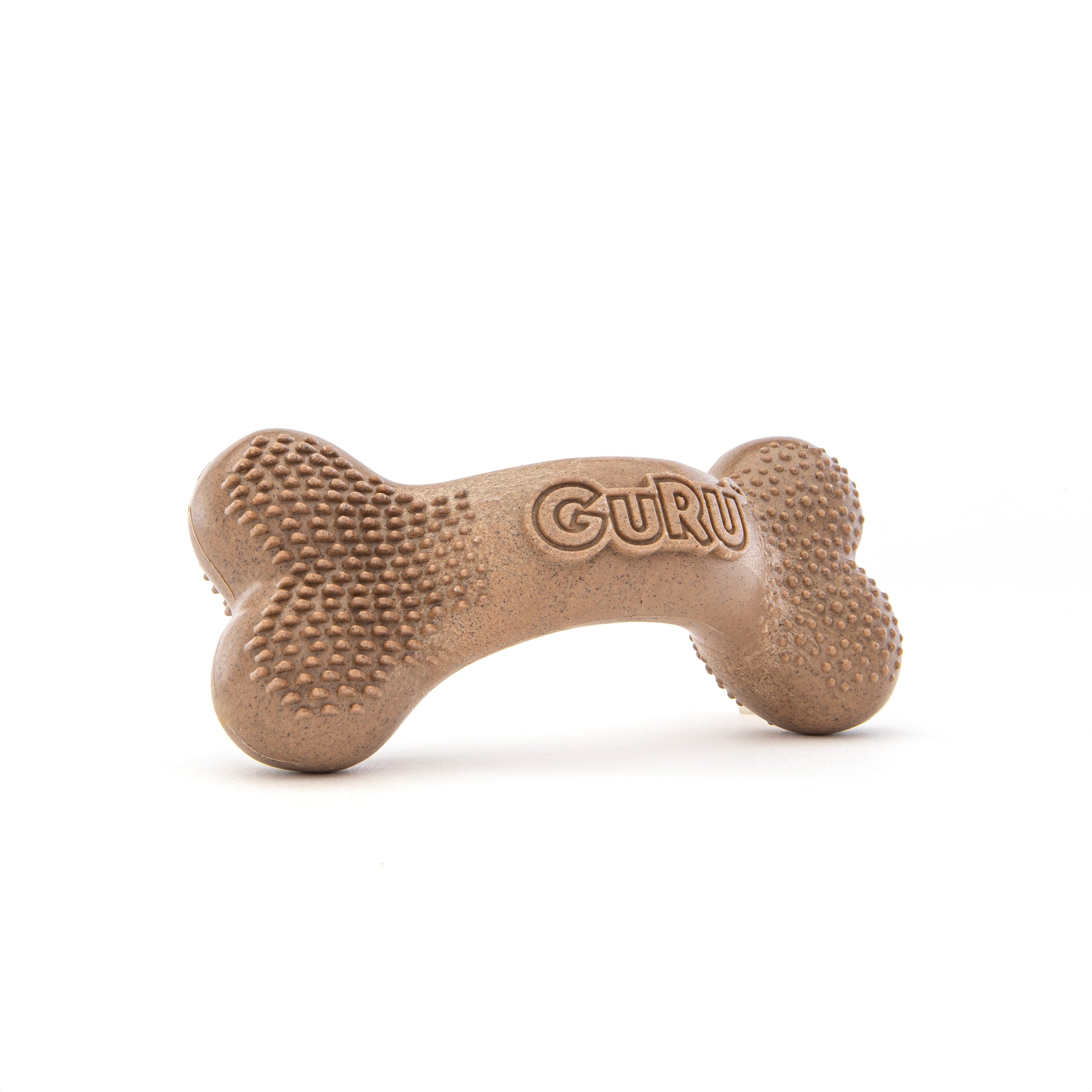 GURU Bone Dog Toy Bacon Medium 850048425101