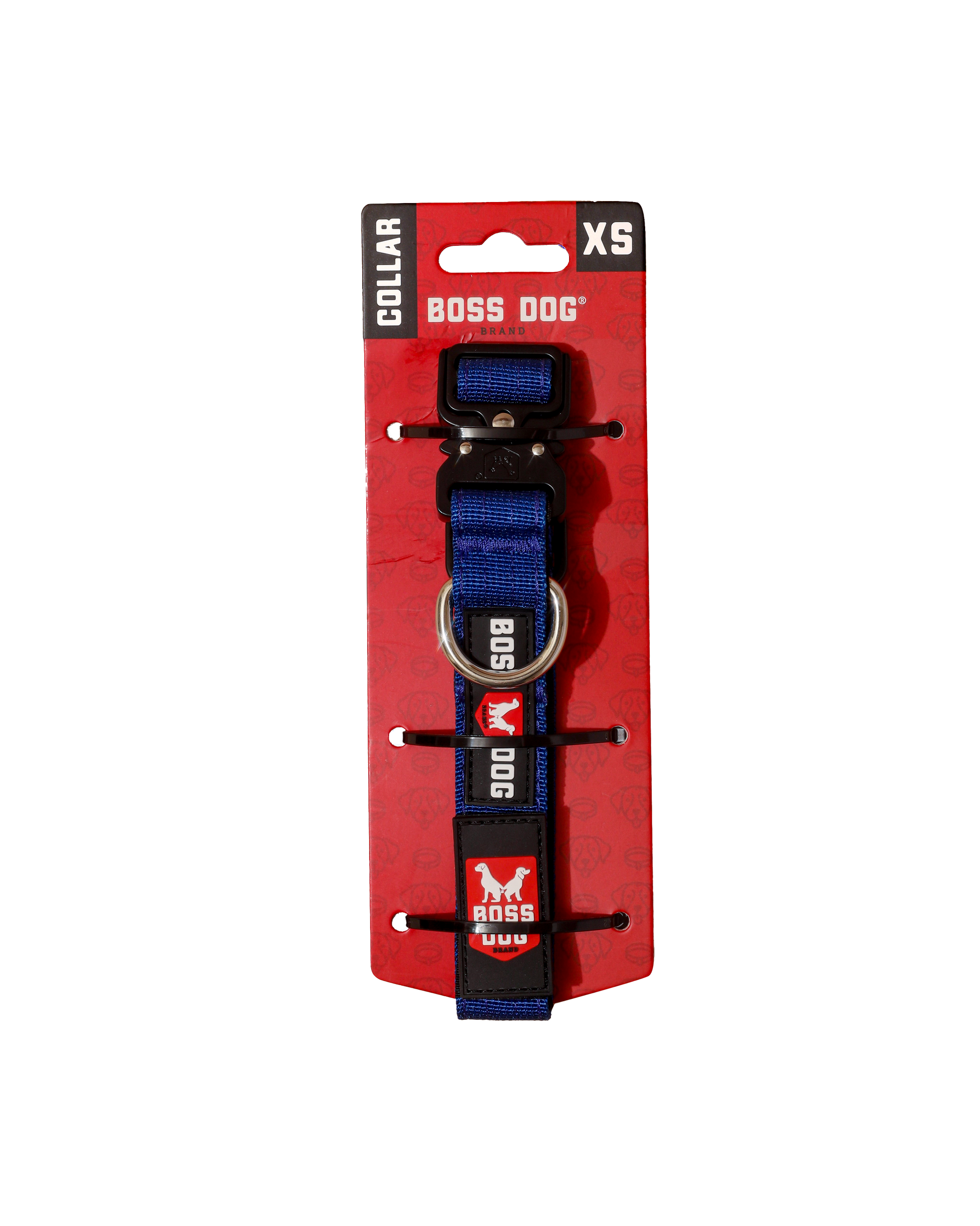 Boss Dog Tactical Adjustable Dog Collar Blue X-Small, 11-14 in 860011480433