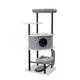 PetPals Grayson Industrial Style Cat Tree Grey 61 in 818483018326