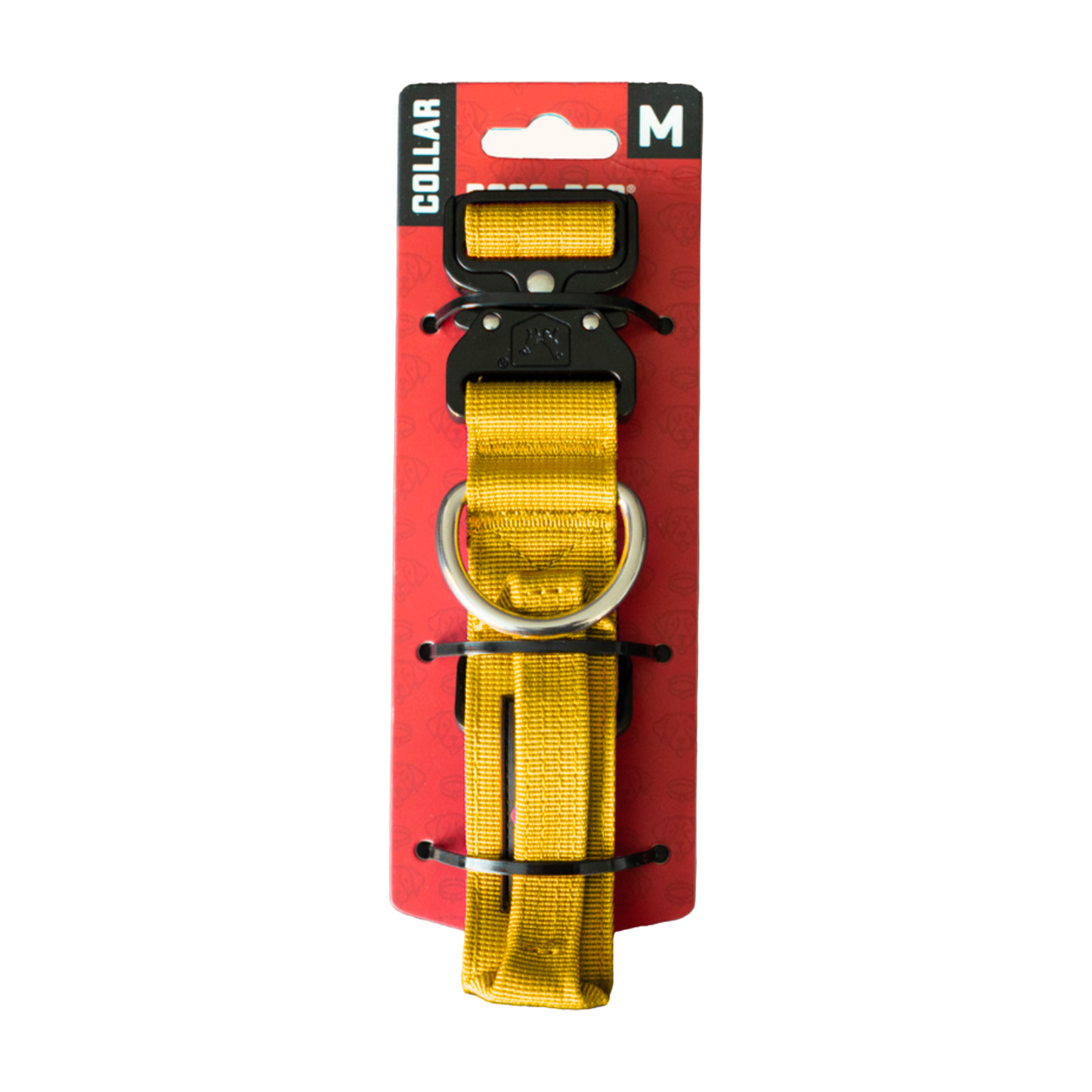 Boss Dog Tactical Adjustable Dog Collar Yellow Medium 850036272984