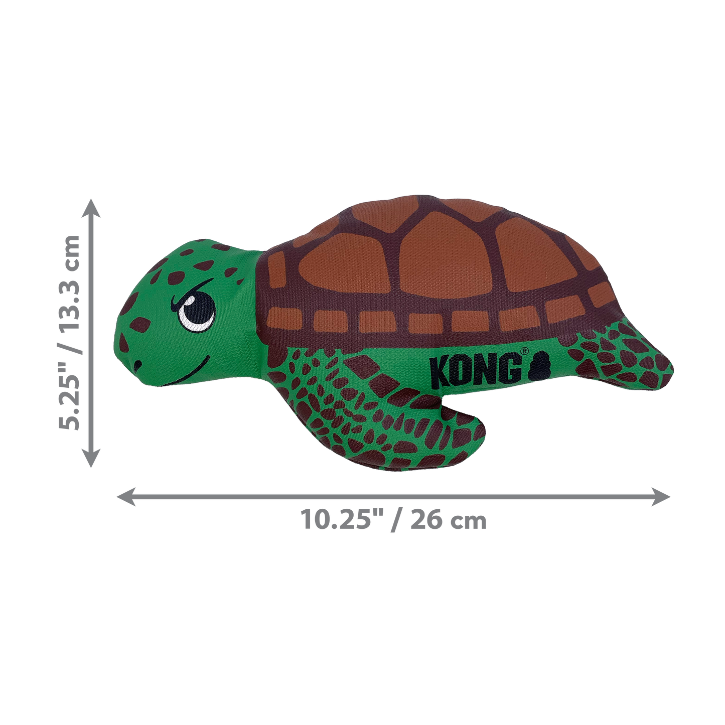 KONG Maxx Friends Dog Toy Turtle Medium 035585523460