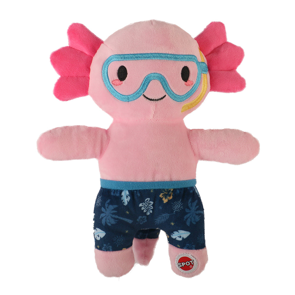 Spot Axolotl In Swimwear Dog Toy 10 in 077234549667