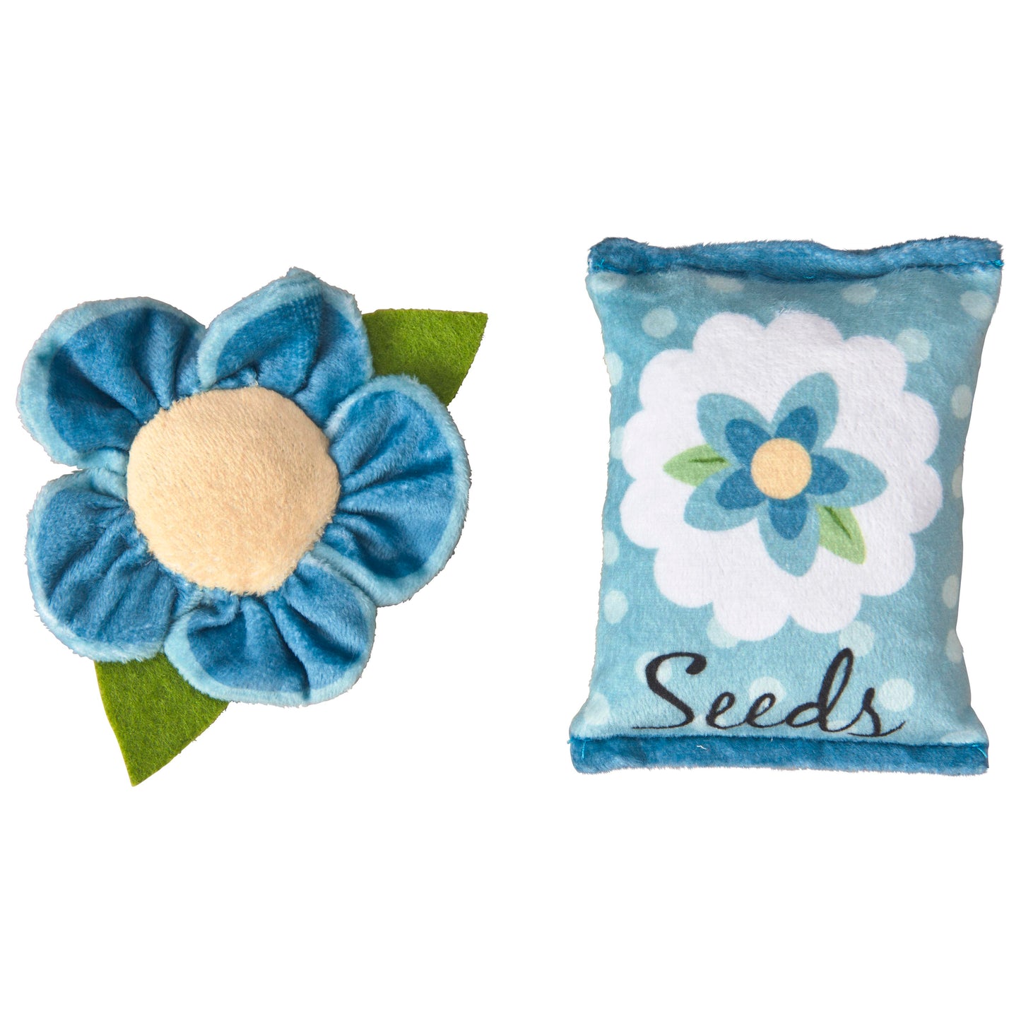 Spot Flower Garden Cat Toy Assorted Color 2 pk 077234522233