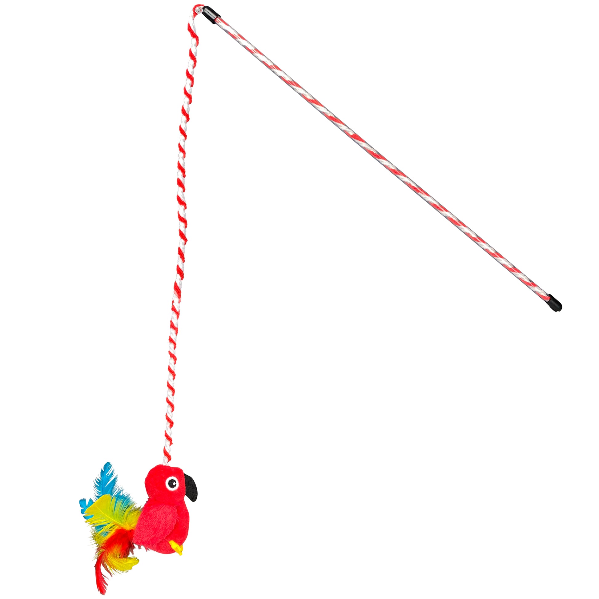 Multipet Margaritaville Parrot Wand Red 18 in 784369563108