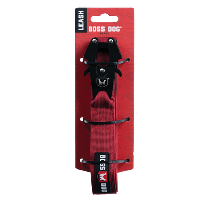 Boss Dog Tactical Dog Leash Red 4 ft 850010391403