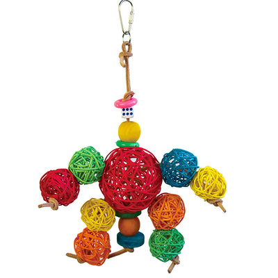 A & E Cages Happy Beaks Have A Ball Bird Toy 644472014969