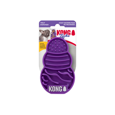 KONG Licks Kitty Cat Treat Toy Small 035585530086
