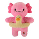 Spot Axolotl With Duck Tube Dog Toy 10 in 077234549674