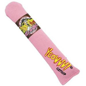 Yeoww Big Baby Cigars Catnip Cat Toy-pink Cigar-{L+2xR} 812402000294