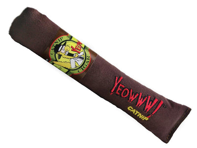 Yeowww! Cigars Catnip Toy Brown 7 in 24 Pack