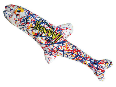 Yeowww! Pollock Fish Catnip Toy Multi - Color 11 in - Cat