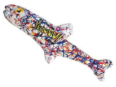 Yeowww! Pollock Fish Catnip Toy Multi-Color 11 in