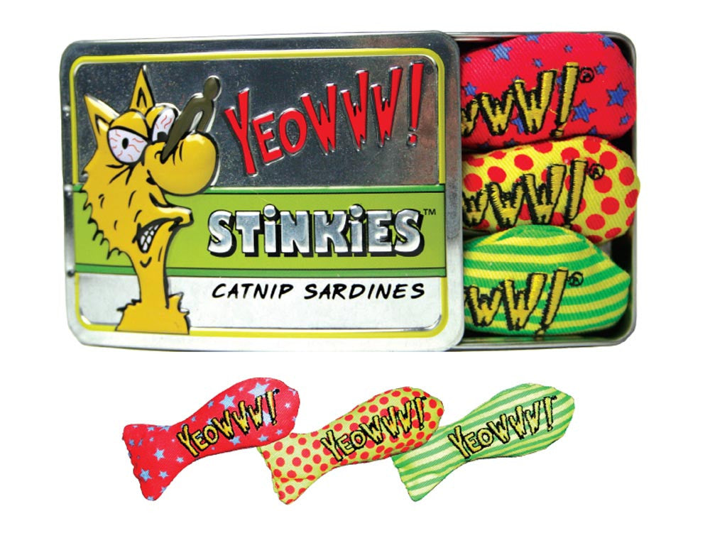 Yeowww! Stinkies Catnip Toy Assorted 3 in 3 Pack