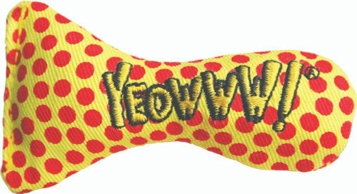 Yeowww! Stinkies Catnip Toy Yellow Red 3 in 12 Pack - Cat