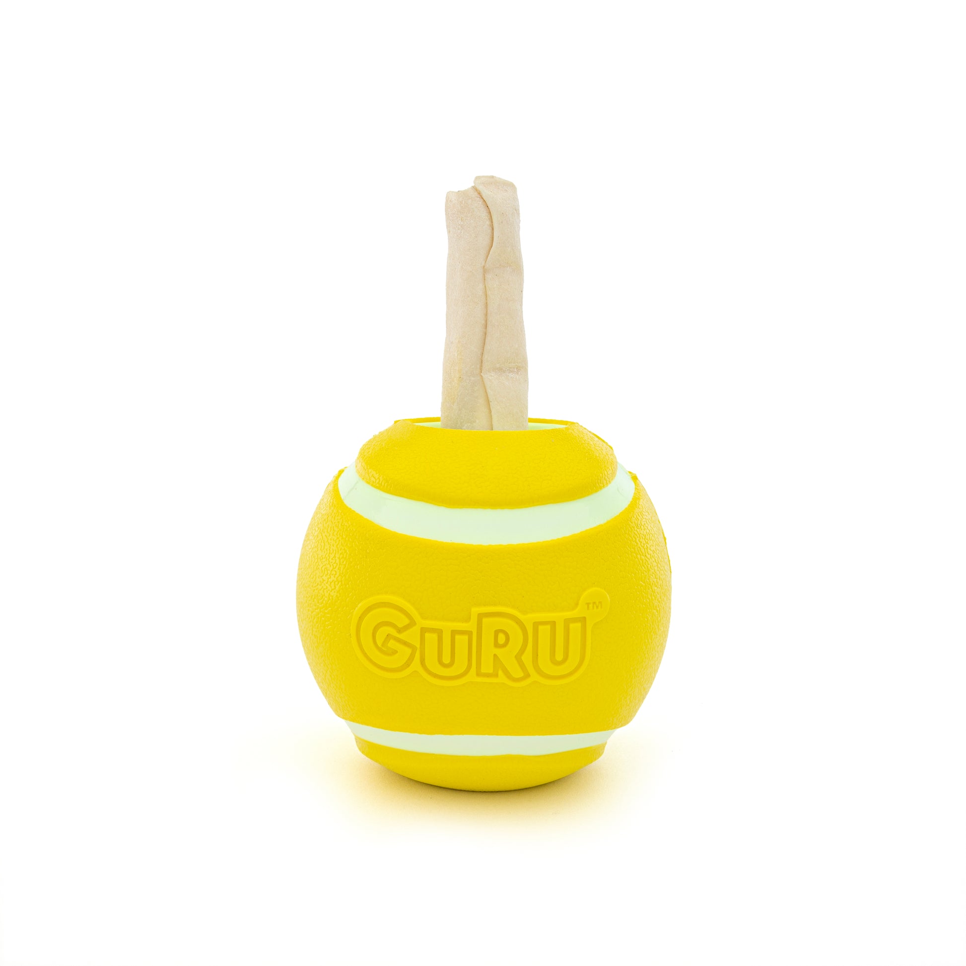 GURU Tennis Treat Holder Ball Dog Toy Medium 850050756422