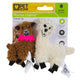 Pet Zone Products Mama Llama Cat Toy Brown 2 pk 780824148828
