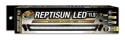 Zoo Med Reptisun LED w/Sunrise & Sunset Timer Terrarium Hood 11.5 in, 13 W 097612320909