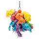 A & E Cages Happy Beaks Wooly Monster Bird Toy Small 644472013696