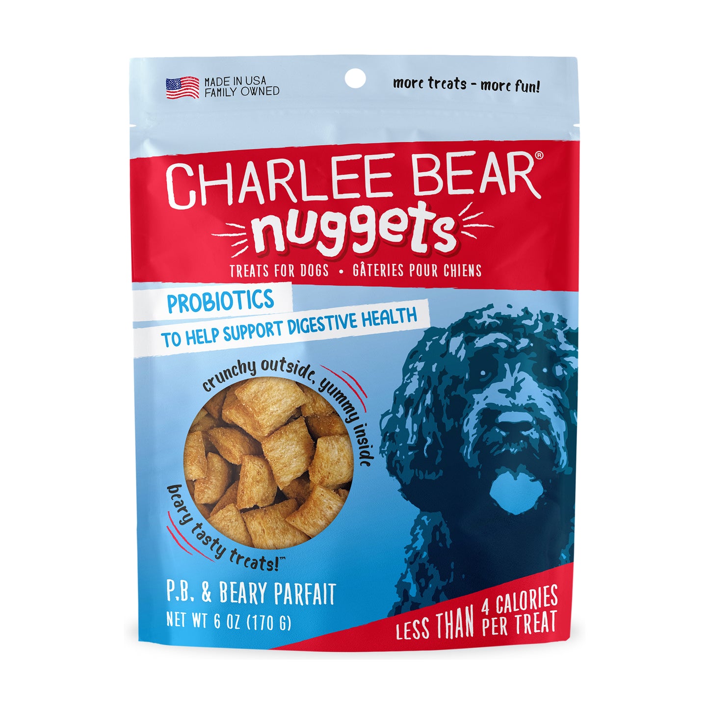 Charlee Bear Nuggets PB & Berry Parfait 6 oz 787108009004