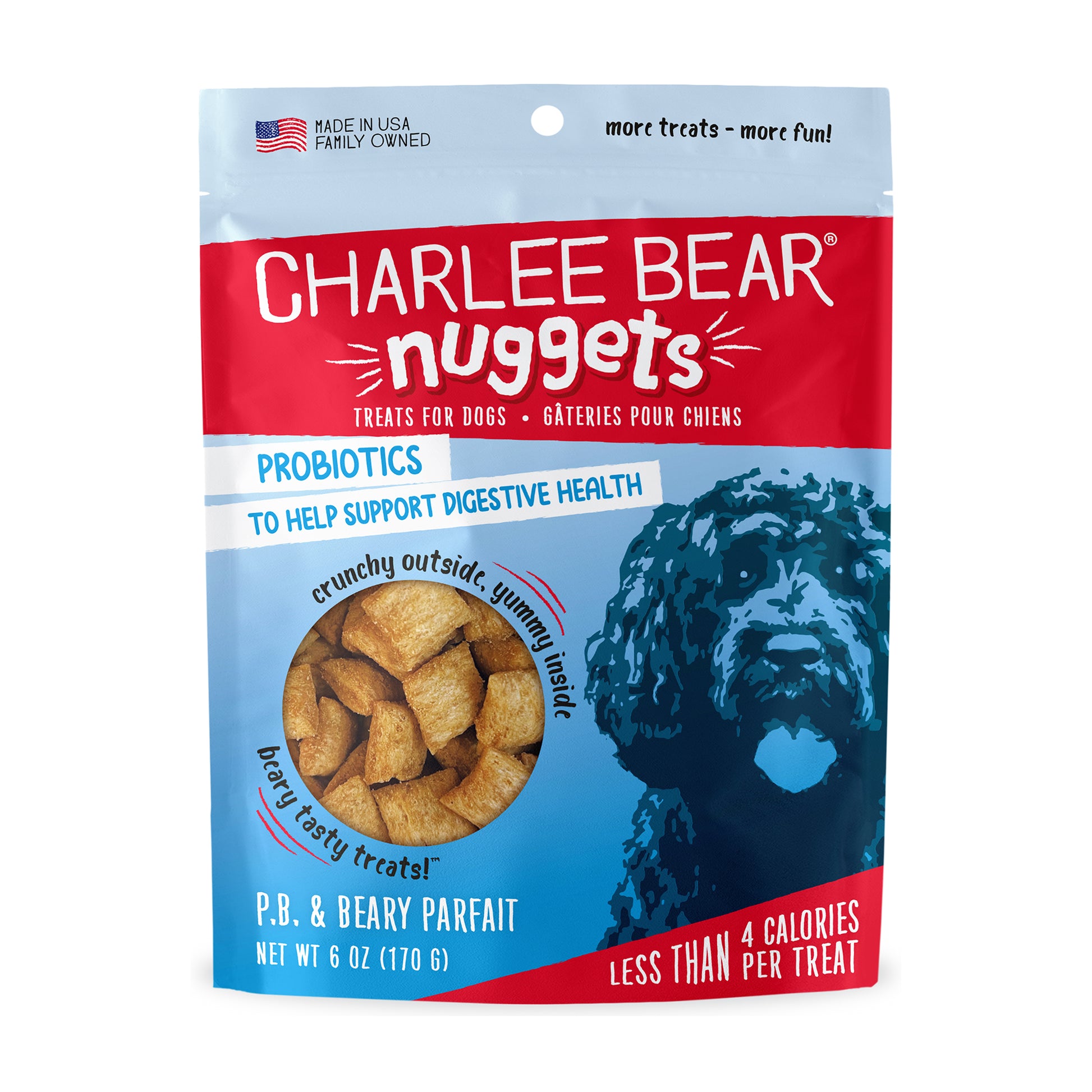Charlee Bear Nuggets PB & Berry Parfait 6 oz 787108009004