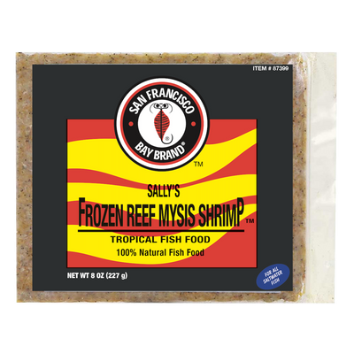 San Francisco Bay Brand Sally's Frozen Reef Mysis Shrimp 8 oz SD-5 000945873998
