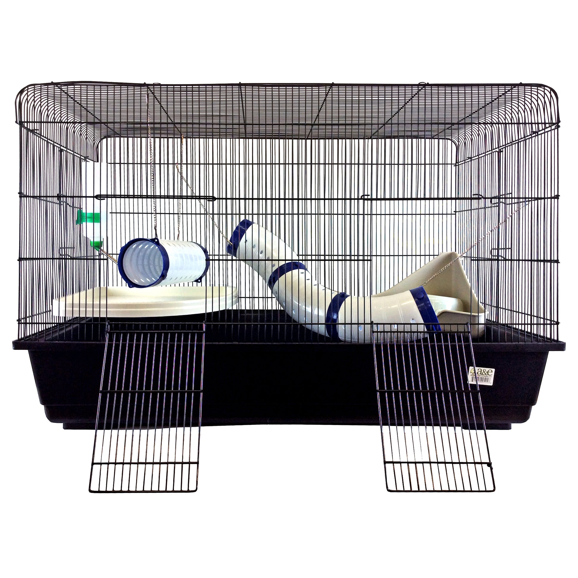 A & E Cages Deluxe Ferret Kit w/Tubes 39In X 21 in 644472005059