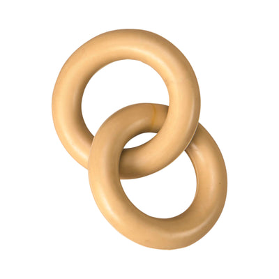 Spot Love The Earth Natural Rubber Dog Toy Double Ring 5.5 in 077234549148