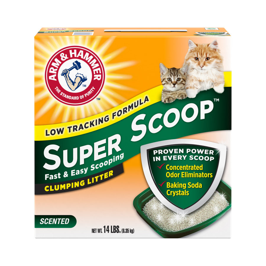 Arm & Hammer Super Scoop Clumping Cat Litter 14 lb