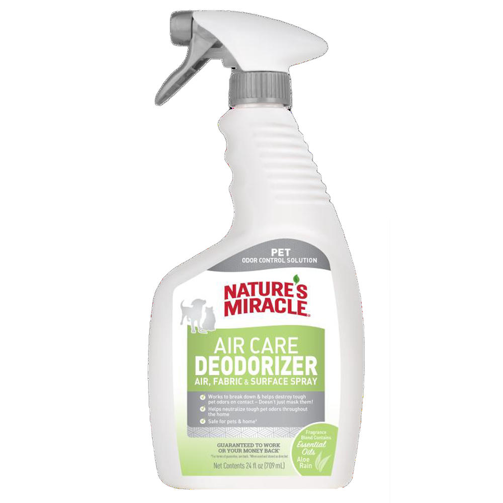 Nature's Miracle Air Care Deodorizer Ready to Use Spray Aloe Rain 24 oz 018065984418