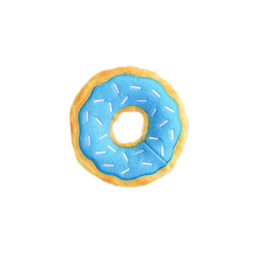 ZippyPaws Donutz Dog Toy Junior Blueberry Small 818786018139