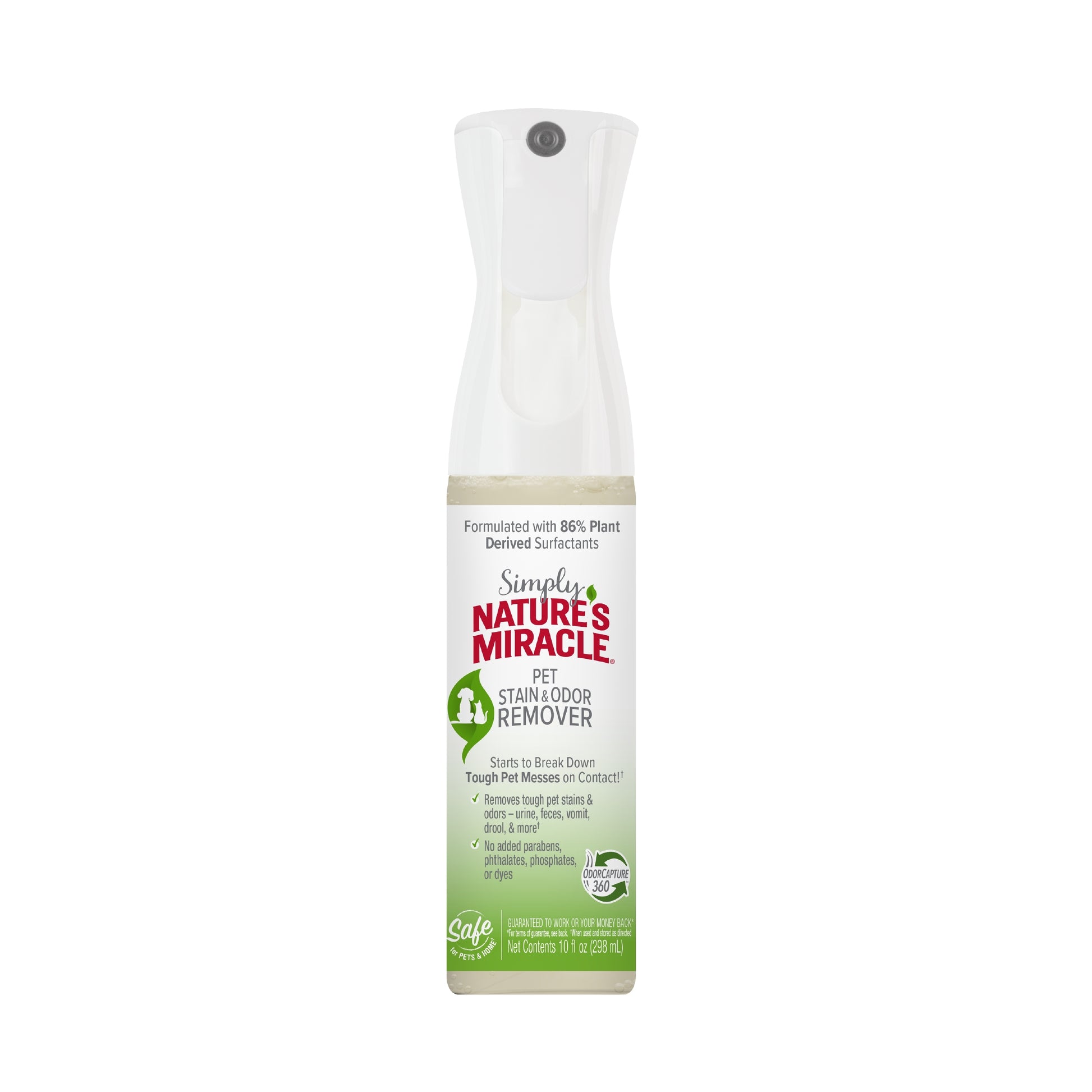Nature's Miracle Simply Pet Stain & Odor Remover Aerosol 10 oz 018065985071