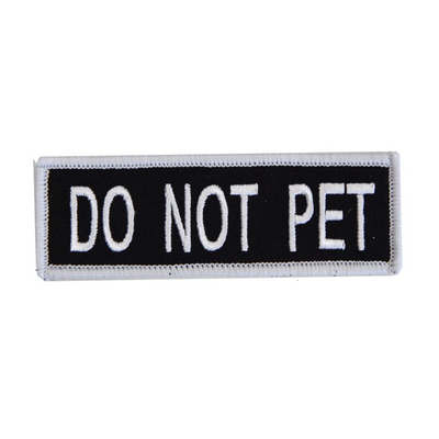 Boss Dog Tactical Harness Patch Do Not Pet Small 850030579751