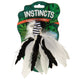 SmartyKat Zingy Zebra Toss & Chase HappyNip Silvervine & Catnip Plush Cat Toy Zebra Black & White 786306420871