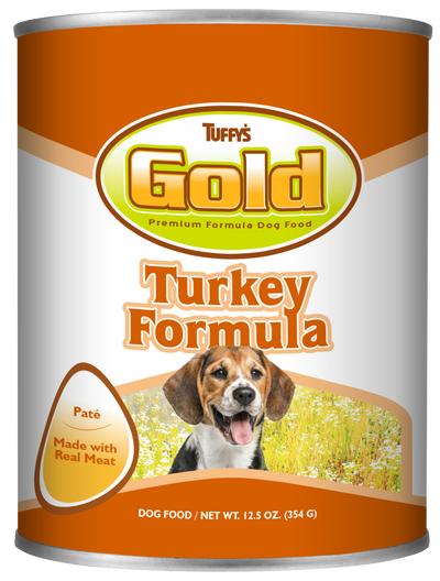 Tuffy's Gold Canned Dog Food Turkey 12ea/12.5 oz 073893025535