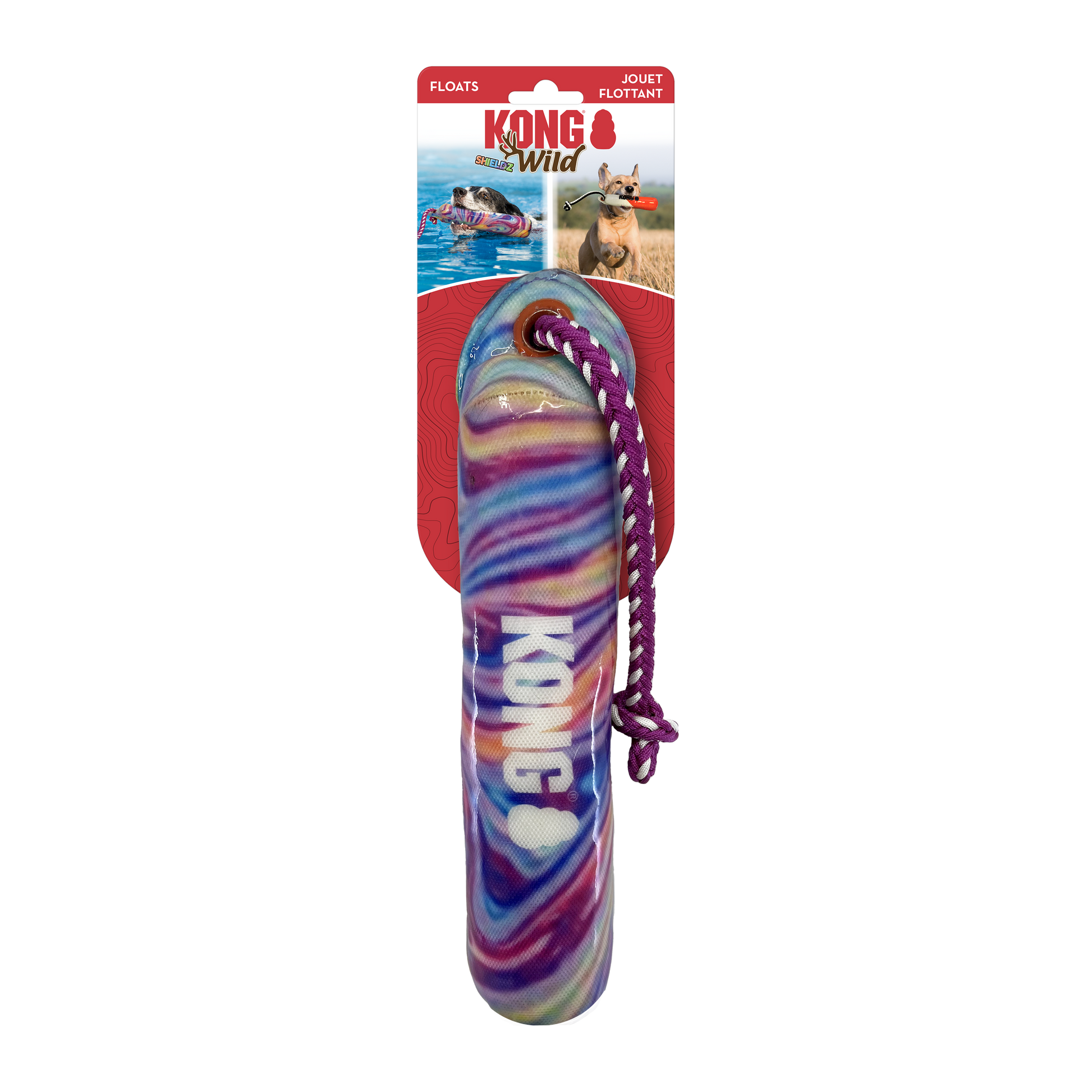 KONG Wild Shieldz Dog Training Dummy Swirl Small/Large 035585523286