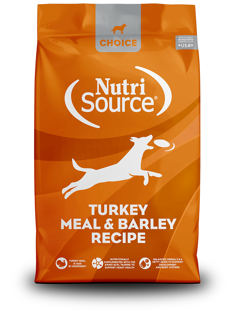 NutriSource Choice Dry Dog Food Turkey Meal & Barley 40 lb 073893230038