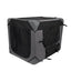 Zeus Soft Sided Dog Crate Gray/Black Large (replaces 90528)